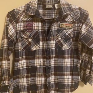 Timberland boys flannel shirt